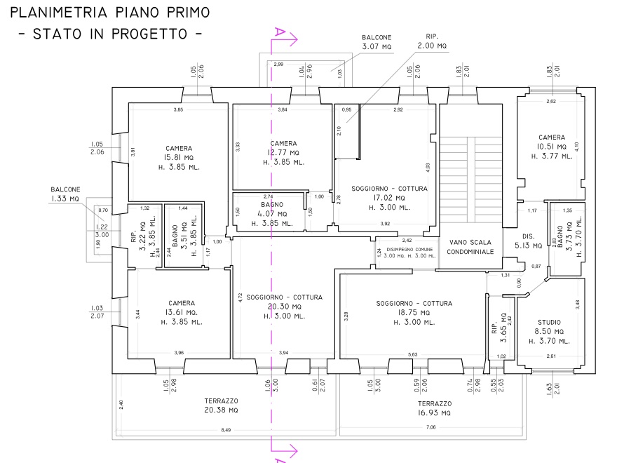 Pianta di progetto